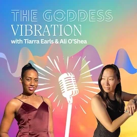Meike Bettscheider in the video podcast with Goddess Vibration Studio